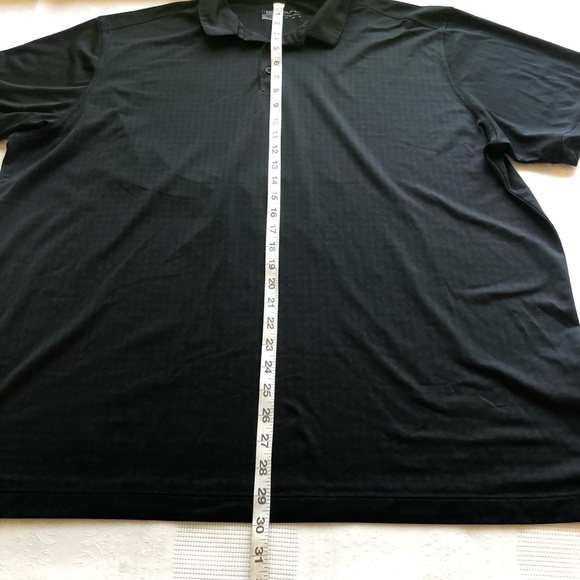 Nike Golf Standard-Fit Dri-Fit Black Polo Shirt Men’s Size XXL Short Sleeves Top - Picture 14 of 14